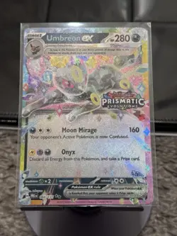 Pokemon TCG Prismatic Evolutions Umbreon EX Stamped Promo Card 060/131 NM - Image 2