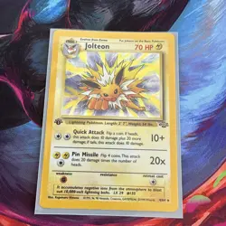 Jolteon - 4/64 - 1999 Jungle 1st Edition - WOTC - Holo - NM/LP - Pokemon TCG - Image 1