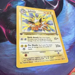 Jolteon - 4/64 - 1999 Jungle 1st Edition - WOTC - Holo - NM/LP - Pokemon TCG - Image 2