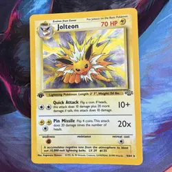 Jolteon - 4/64 - 1999 Jungle 1st Edition - WOTC - Holo - NM/LP - Pokemon TCG - Image 4