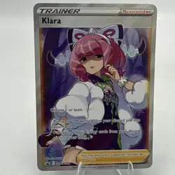 Pokemon Card TCG - Klara SWSH302 Full Art Trainer Sword & Shield Promo - Image 1