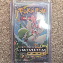 Pokemon TCG Unbroken Bonds 10-Card Booster Pack + Zekrom Holo Promo 114/114 - Image 1