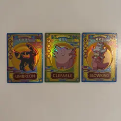 Pokemon Novelty Cards Lot Of 10 GR Chinese Umbreon Clefable Slowking - Image 1