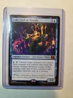 Loki, Lord of Misrule #628 (NM) Commander: Marvel Super Heroes (MSC) MTG - Image 1