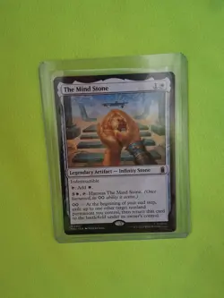 Wizards of the Coast MTG Marvel Super Heroes The Mind Stone 0021 Mythic Card - Image 4