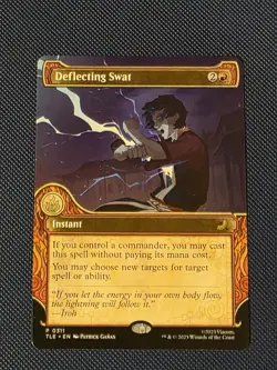 Deflecting Swat 0311 Showcase Non-Foil Avatar The Last Airbender MTG Promo - Image 1