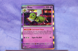 Pokemon TCG Xatu Paradox Rift 072/182 Holo Rare - Image 1