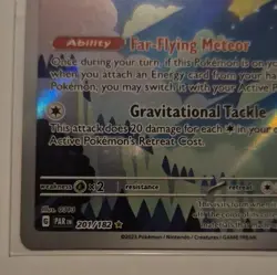 Pokemon TCG 2023 SV04 Paradox Rift Minior 201/182 Illustration Rare Holo EN - Image 5