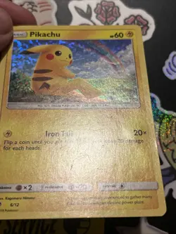 Pokemon Pikachu TCG Holo Promo Card 6/12 McDonalds 2019 - Image 2