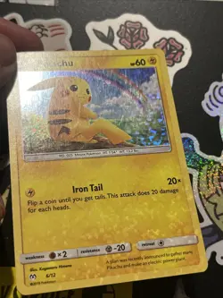 Pokemon Pikachu TCG Holo Promo Card 6/12 McDonalds 2019 - Image 3