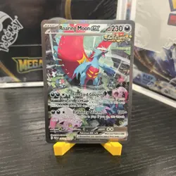 Pokemon TCG Roaring Moon EX Paradox Rift 251/182 Holo Special Illustration Rare - Image 1