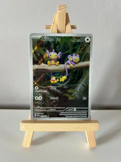 Pokemon TCG Aipom 211/182 SV04 Paradox Rift Illustration Rare - Image 1