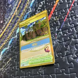 Pokemon TCG Beach Court 263/182 Paradox Rift Gold Hyper Rare NM - Image 3