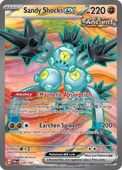 Sandy Shocks ex - 228/182 - SV04: Paradox Rift NM Pokemon Card - Image 1