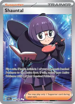 Shauntal - 243/182 - SV04: Paradox Rift NM Pokemon Card - Image 1