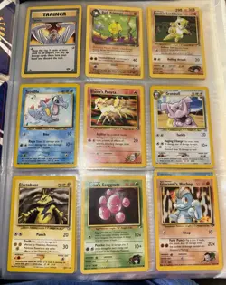 Vintage Pokemon Card Lot 9 Cards WOTC English Gym Heroes Challenge Team Rocket - Image 1
