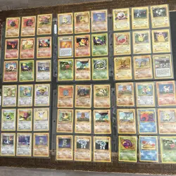 Original 1998 Pokemon Binder Lot 300+ Cards Rare Shadowless Alakazam Holo + More - Image 3