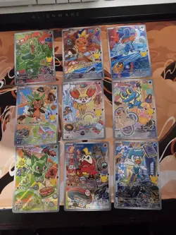 First Partner Illustration Collection Pokemon Trading Cards Series 3 - Full Set - Image 1