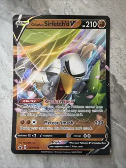 Pokemon - Galarian Sirfetch'd V - Jumbo Cards - Promo SWSH043 - Image 1