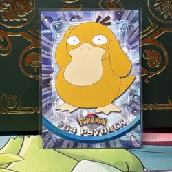 Psyduck #54 Topps Trading Cards Black logo Pokemon Card LP + - Image 1