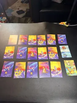 Pokemon TCG Kanto Power Mini Tin Promo Cards Lot Of 18 Mural Cards - Image 2