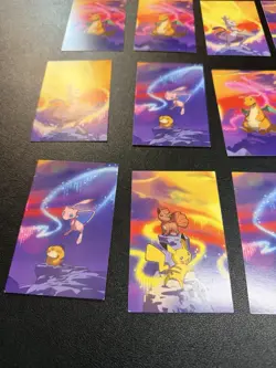 Pokemon TCG Kanto Power Mini Tin Promo Cards Lot Of 18 Mural Cards - Image 3