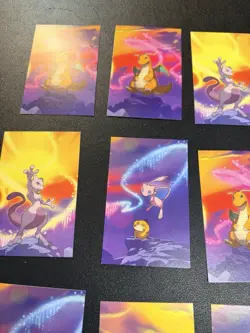 Pokemon TCG Kanto Power Mini Tin Promo Cards Lot Of 18 Mural Cards - Image 4