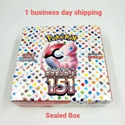 Pokemon Cards Scarlet & Violet Pokemon Card 151 Booster Box sv2a Sealed Japanese - Image 1
