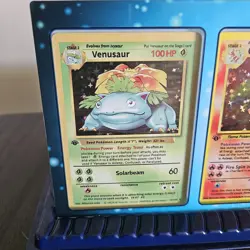 Pokemon Charizard Blastoise Venusaur proxyy Cards With Nice Display Piece! - Image 5