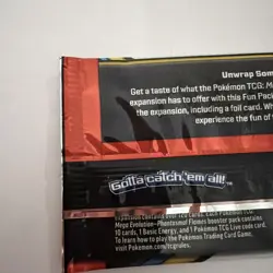 Pokemon TCG Mega Evolution Phantasmal Flames Fun Pack -3 Cards -New Pack - Image 3