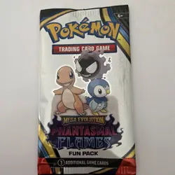 Pokemon TCG Mega Evolution Phantasmal Flames Fun Pack -3 Cards -New Pack - Image 5