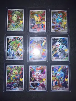 Pokemon TCG First Partner Illustration Collection Series 2 Full Set (9 Cards) NM - Image 1