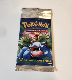 Sealed Pokemon TCG Base Set Venusaur Booster Pack 11 Cards English 1999 WOTC - Image 1