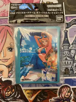 One Piece Card Game Official Sleeves Vol.4 Nami (New) (70ct) [US SELLER] - Image 1