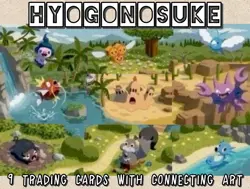 Pokemon Connected Art Set - HYOGONOSUKE - 9 Common/Uncommon Trading Cards MINT - Image 1