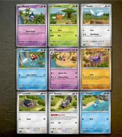 Pokemon Connected Art Set - HYOGONOSUKE - 9 Common/Uncommon Trading Cards MINT - Image 2