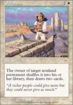 Spanish Oblation ~ Near Mint Onslaught Foreign MTG Magic UltimateMTG White Card - Image 1