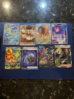 Pokemon Card Lot Of 8 Cards - Image 1