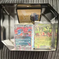 Pokemon TCG Crown Zenith Galarian Moltres Tin w/ Promo +234 cards +4 PTCGL cards - Image 4