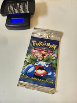 Pokemon TCG Base Set Venusaur Sealed Booster Pack 11 Cards WOTC 1999 ENG - Image 2