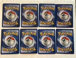 Pokemon TCG Bundle 8x Vintage Cards Various Sets MP D3 - Image 2