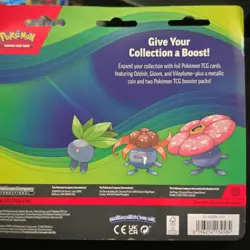Pokemon TCG 2 Booster Packs w/ Oddish Gloom Vileplume Promo Cards & Coin - Image 2