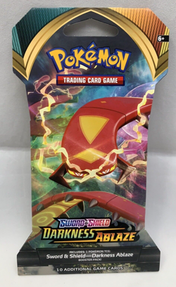 Pokemon Booster Blister Pack 2020 Sword and Shield Darkness Ablaze 10 Cards TCG - Image 1