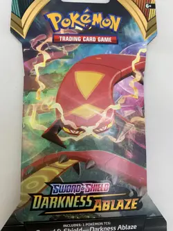 Pokemon Booster Blister Pack 2020 Sword and Shield Darkness Ablaze 10 Cards TCG - Image 5