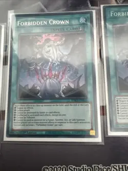 YuGiOh! Forbidden Crown BPRO-EN067 Secret Rare 1st Ed x 3 PLAYSET - Image 3