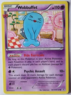 Wobbuffet RC11/RC32 NM - Generations Radiant Collection Pokemon Card Yukiko Baba - Image 1