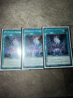 YUGIOH FORBIDDEN CROWN SECRET RARE 1ST NM BPRO-EN067 - Image 1