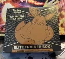 Pokemon TCG Sword And Shield Shining Fates Elite Trainer Box Eevee Promo ETB - Image 1