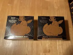 Lot of 2 Pokemon TCG Shining Fates Elite Trainer Box ETB Factory Sealed 820650808173 - Image 1