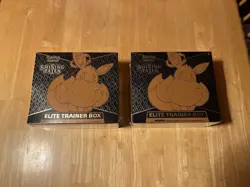 Lot of 2 Pokemon TCG Shining Fates Elite Trainer Box ETB Factory Sealed 820650808173 - Image 2